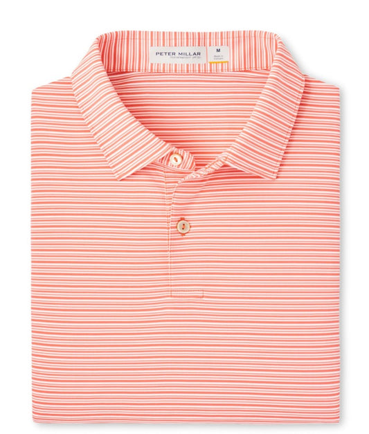 SunOne Logistics Peter Millar Featherweight Payne Stripe Polo