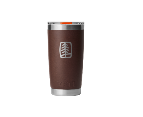 UFP Industries YETI Rambler 20oz Tumbler - Wetlands Brown