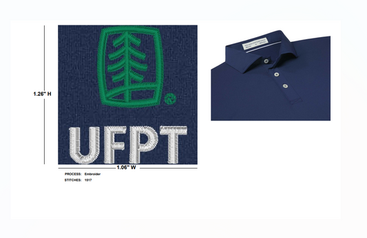 UFPT Holderness & Bourne the Anderson Polo Shirt - Navy