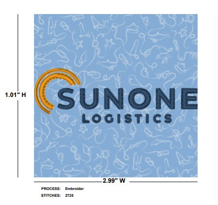 SunOne Logistics Peter Millar Featherweight Nautical Knots Polo