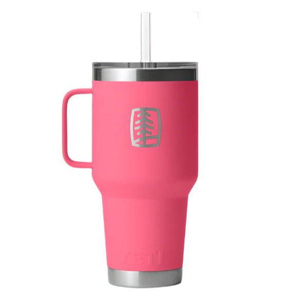 UFP Tree YETI 35oz Rambler Mug with Straw