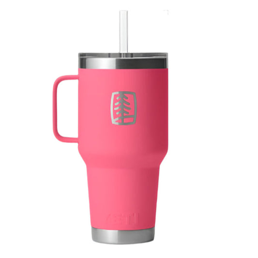 UFP Tree YETI 35oz Rambler Mug with Straw