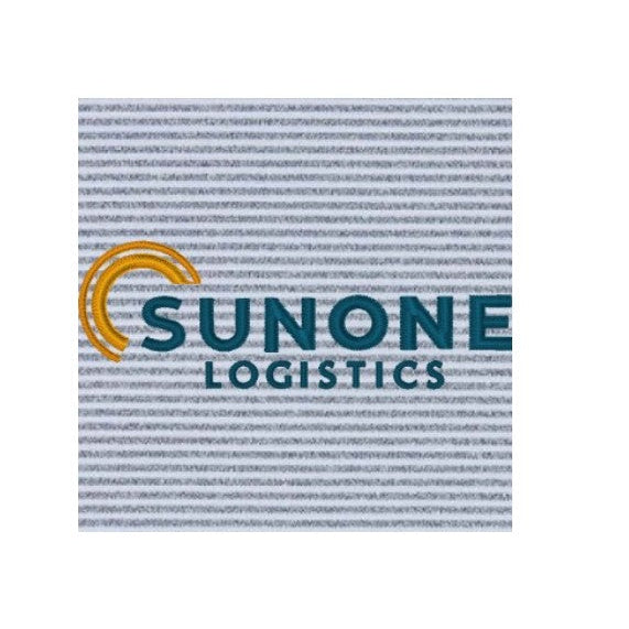 SunOne Logistics Holderness & Bourne the Perkins Polo - Gray & White