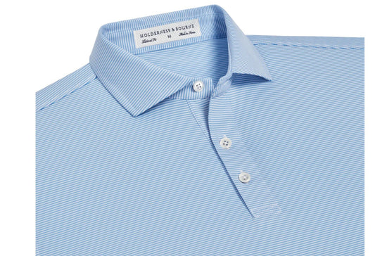 SunOne Logistics Holderness & Bourne the Perkins Polo - Skye & White