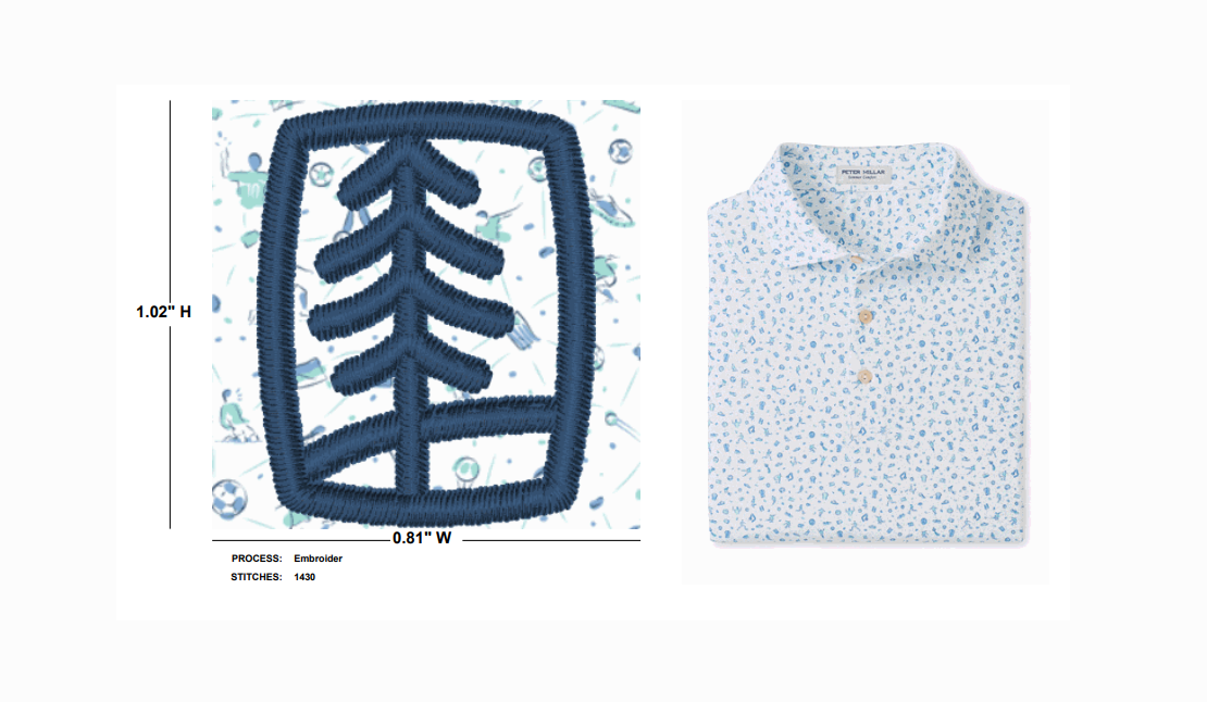 UFP Industries Men's Peter Millar Goalie Performance Jersey Polo