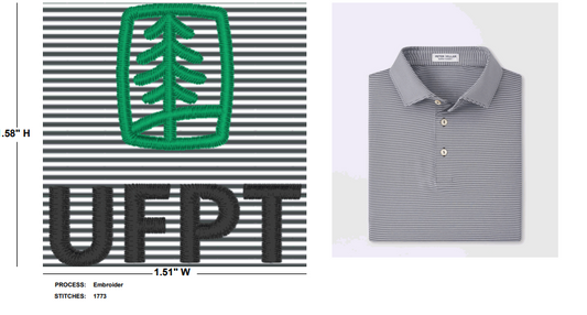 UFPT Men's Peter Millar Jubilee Performance Jersey Polo