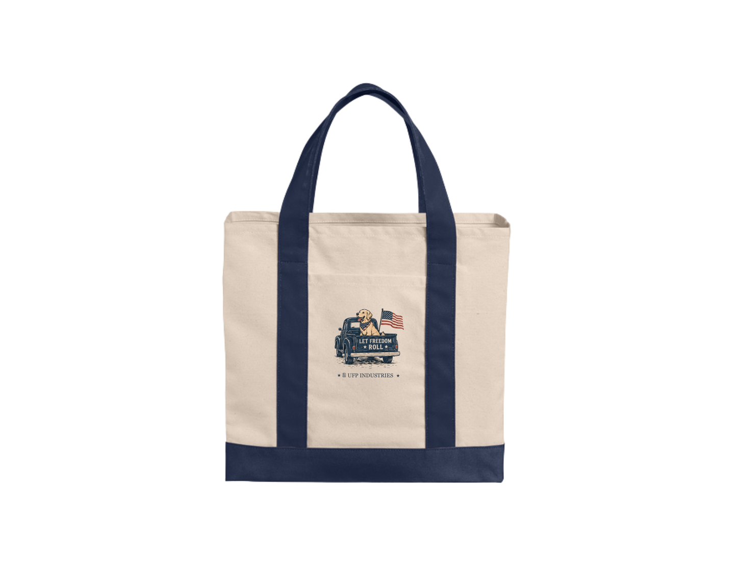UFP Summer Tote - Cotton Canvas Two Tone Tote