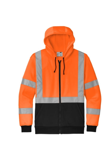 UFP Construction CornerStone® ANSI 107 Class 3 Heavy-Duty Fleece Full-Zip Hoodie