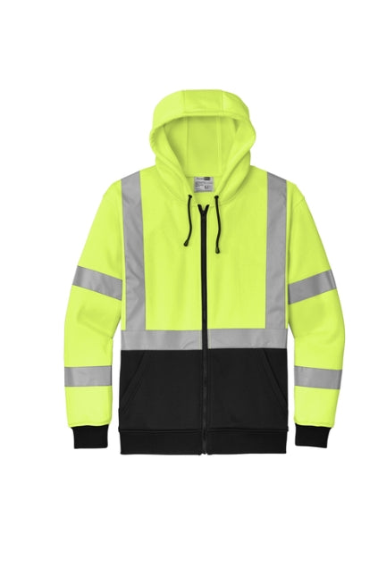 UFP Construction CornerStone® ANSI 107 Class 3 Heavy-Duty Fleece Full-Zip Hoodie