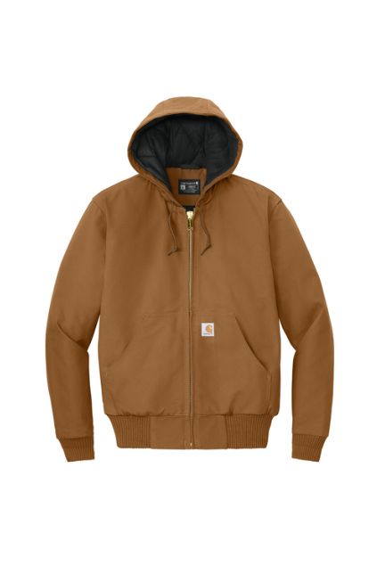 UFP Construction Carhartt Quilted-Flannel-Line Duck Active Jac