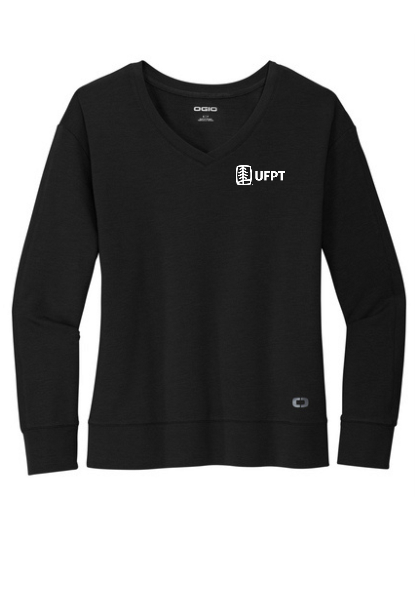 UFPT OGIO® Women's Luuma Flex Long Sleeve V-Neck