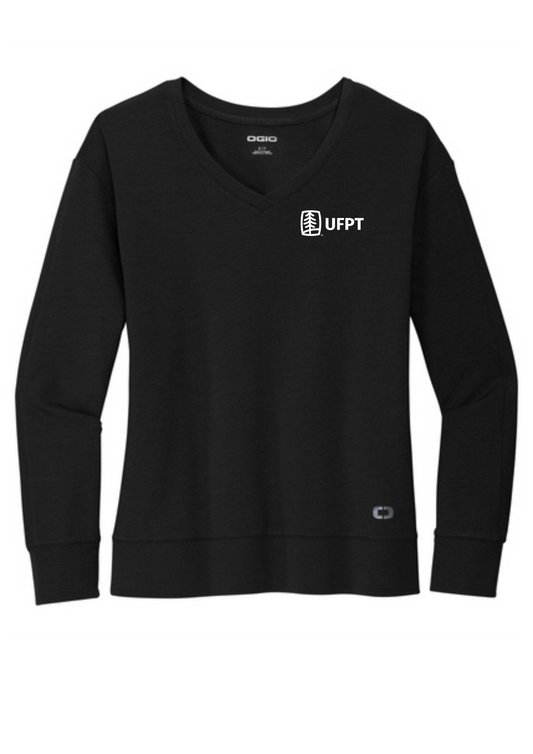 UFPT OGIO® Women's Luuma Flex Long Sleeve V-Neck