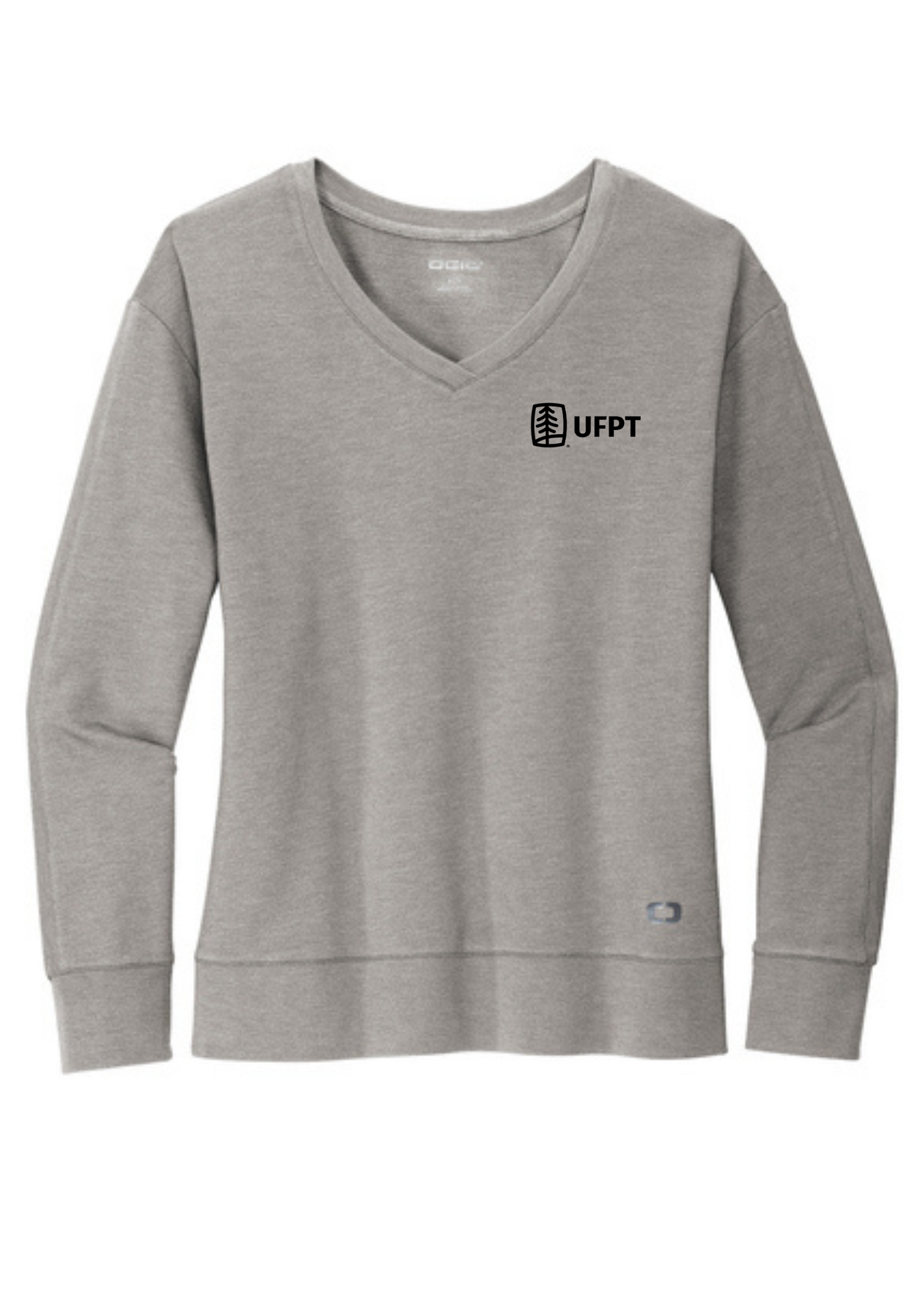 UFPT OGIO® Women's Luuma Flex Long Sleeve V-Neck