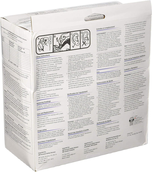 1100 Foam Ear Plugs, 200-Pair , Orange