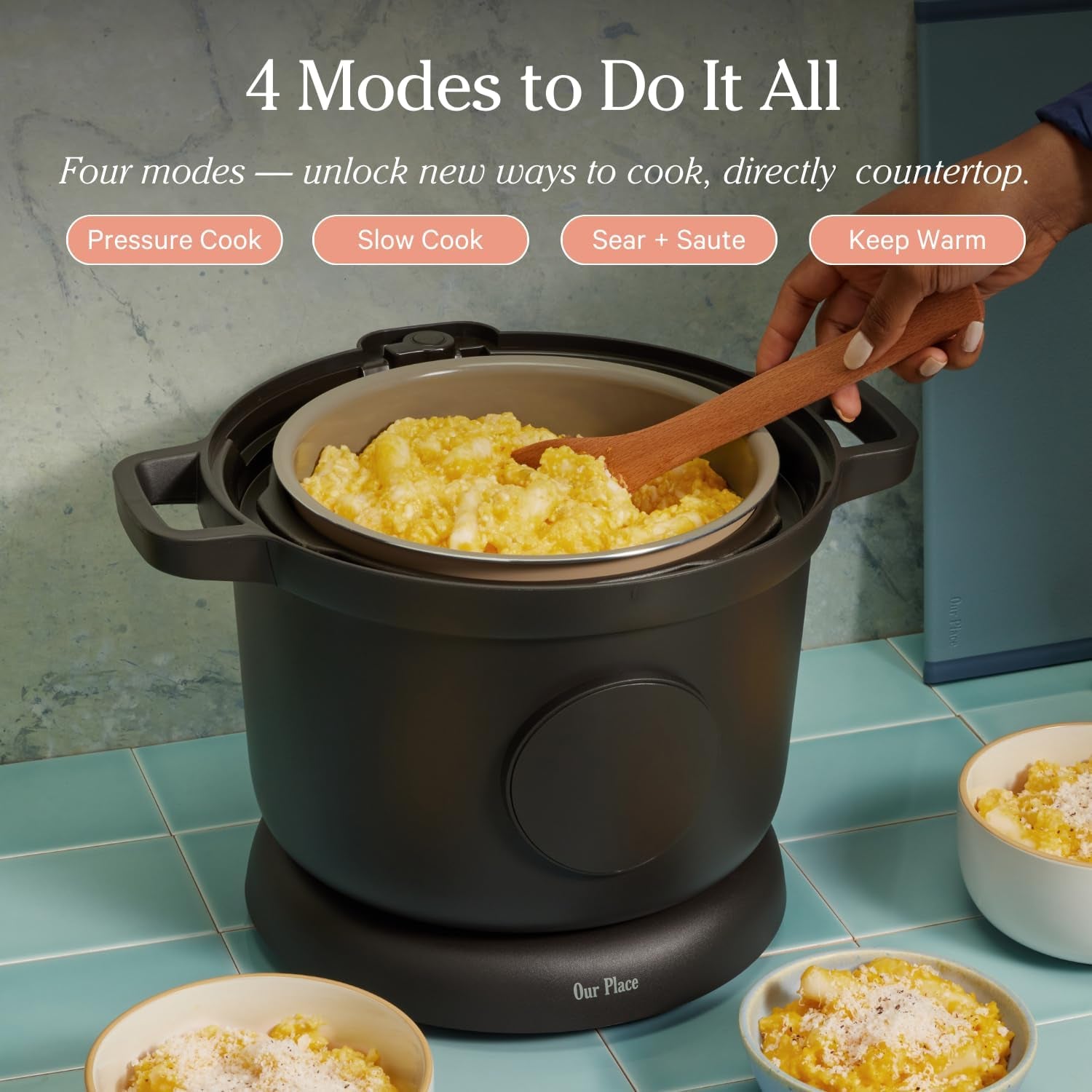 Dream Cooker | 6-Quart Multicooker | 4 Versatile Modes | Pressure Cook, Slow Cook, Sear & Saute, Keep Warm | Hands-Free Steam Release | Tailored Control Panel | Char