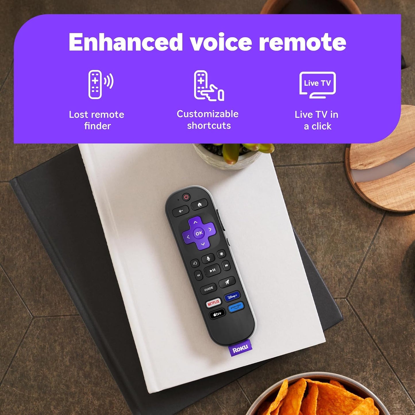 Smart TV 2025 – 50-Inch Select Series, 4K HDR TV – tv with Enhanced Voice Remote – Flat Screen LED Television with Wi-Fi for Streaming Live Local News, Sports, Family Entertainment