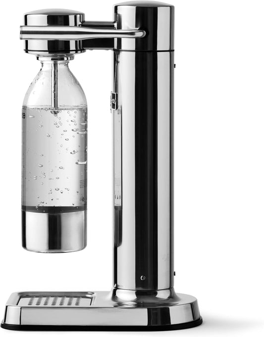 - Carbonator III Premium Carbonator-Sparkling & Seltzer Water Maker-Soda Maker with PET Bottle (Stainless Steel)