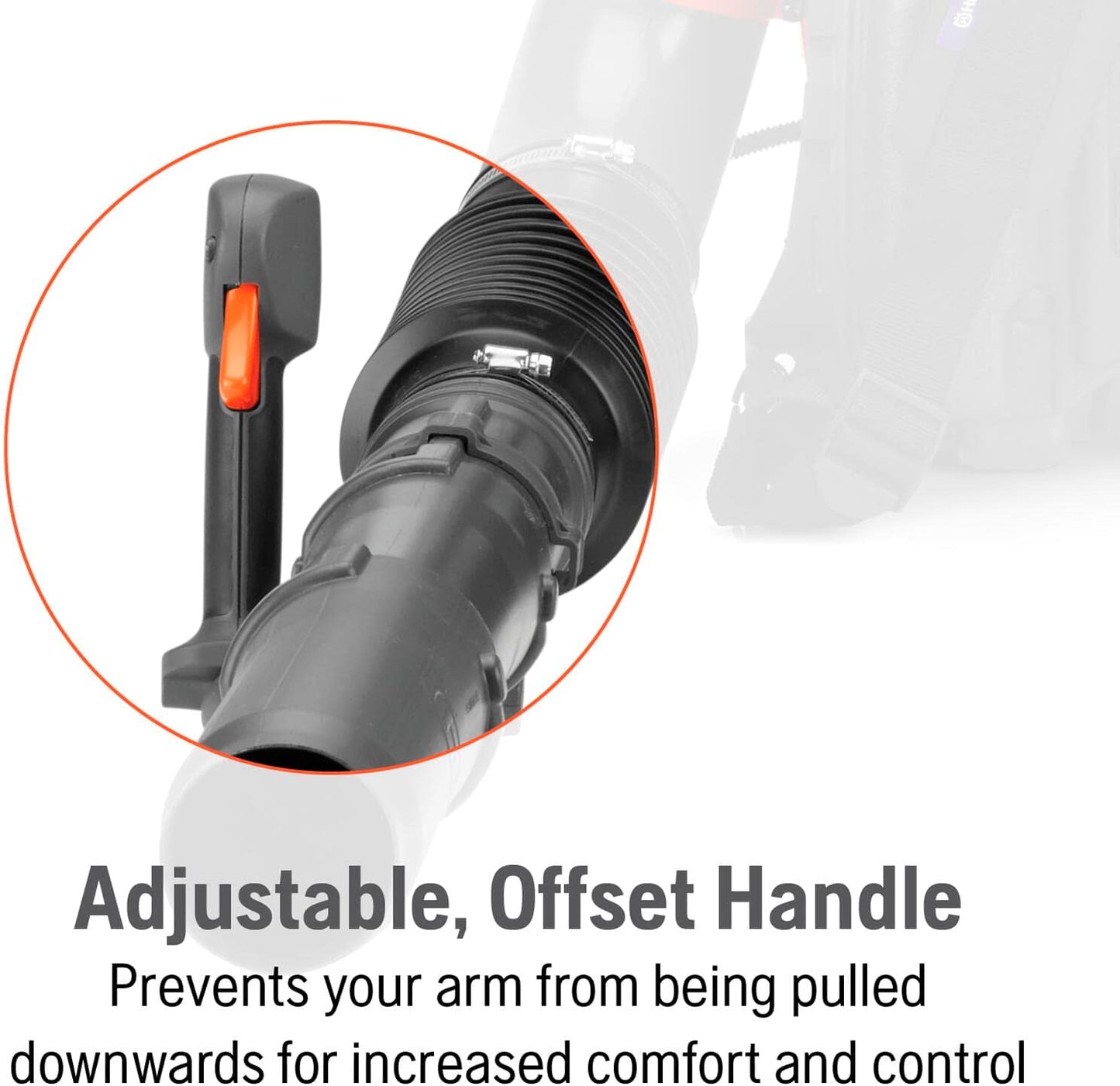 360BT Gas Leaf Blower, 65.6-Cc 3.81-HP 2-Cycle Backpack Leaf Blower with 890-CFM, 232-MPH, 30-N Powerful Clearing Performance and Load-Reducing Harness, Gifts for Men