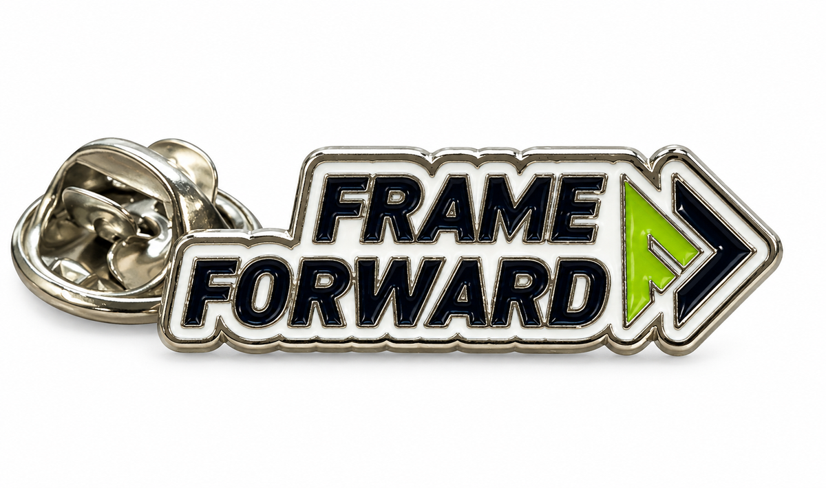 Frame Forward Enamel Pins - Pack of 50