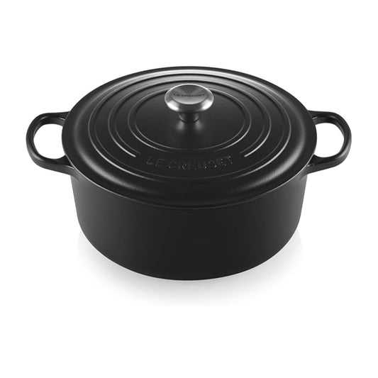 Le Creuset Enameled Cast Iron Signature Round Dutch Oven, 7.25 QT