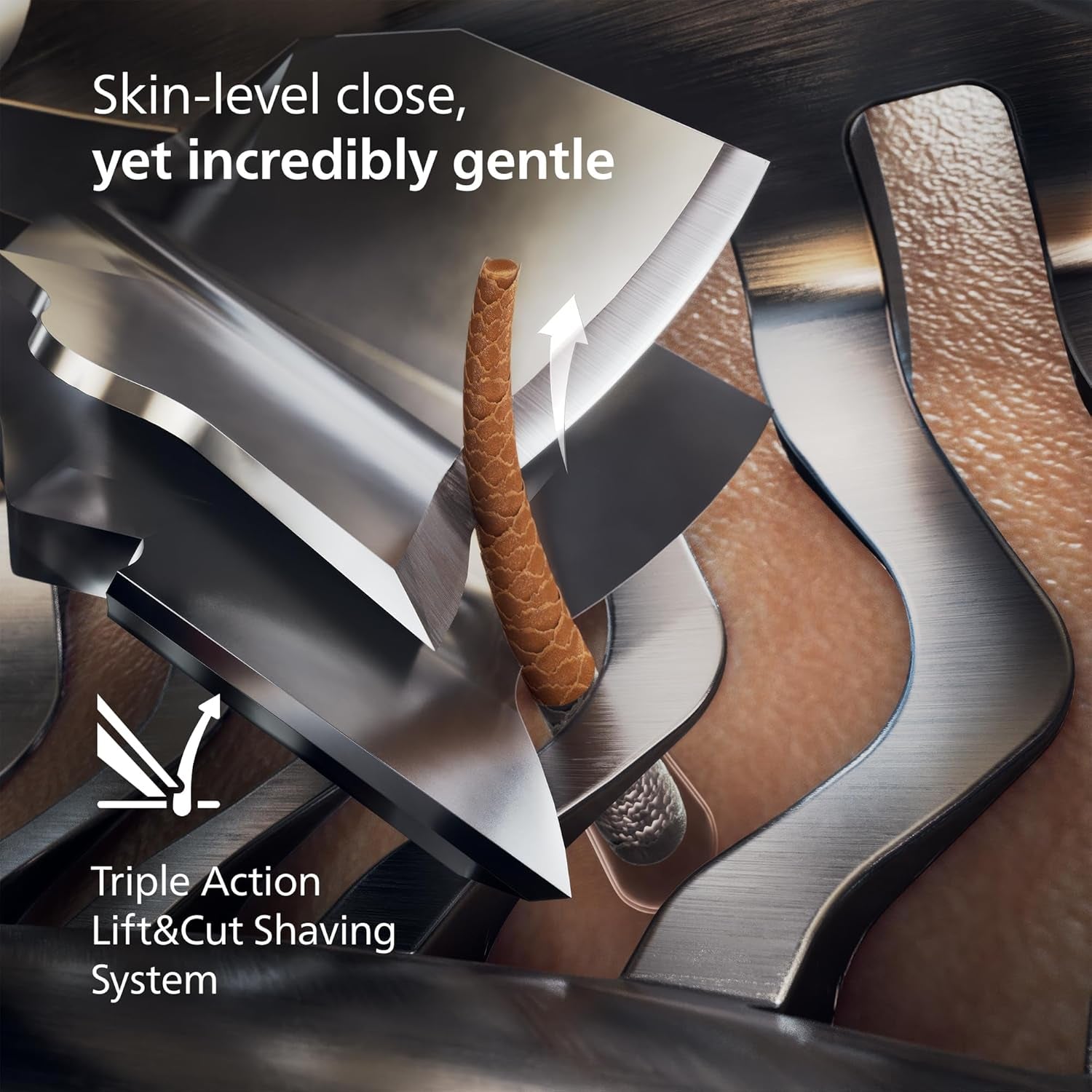 Shaver I9000 Prestige, Wet & Dry Electric Shaver, Dark Slate Nova, Senseiq Technology, Triple Lift & Cut System, 360 Rotating Dual Steelprecision Blades, Charging Stand, XP9204/85