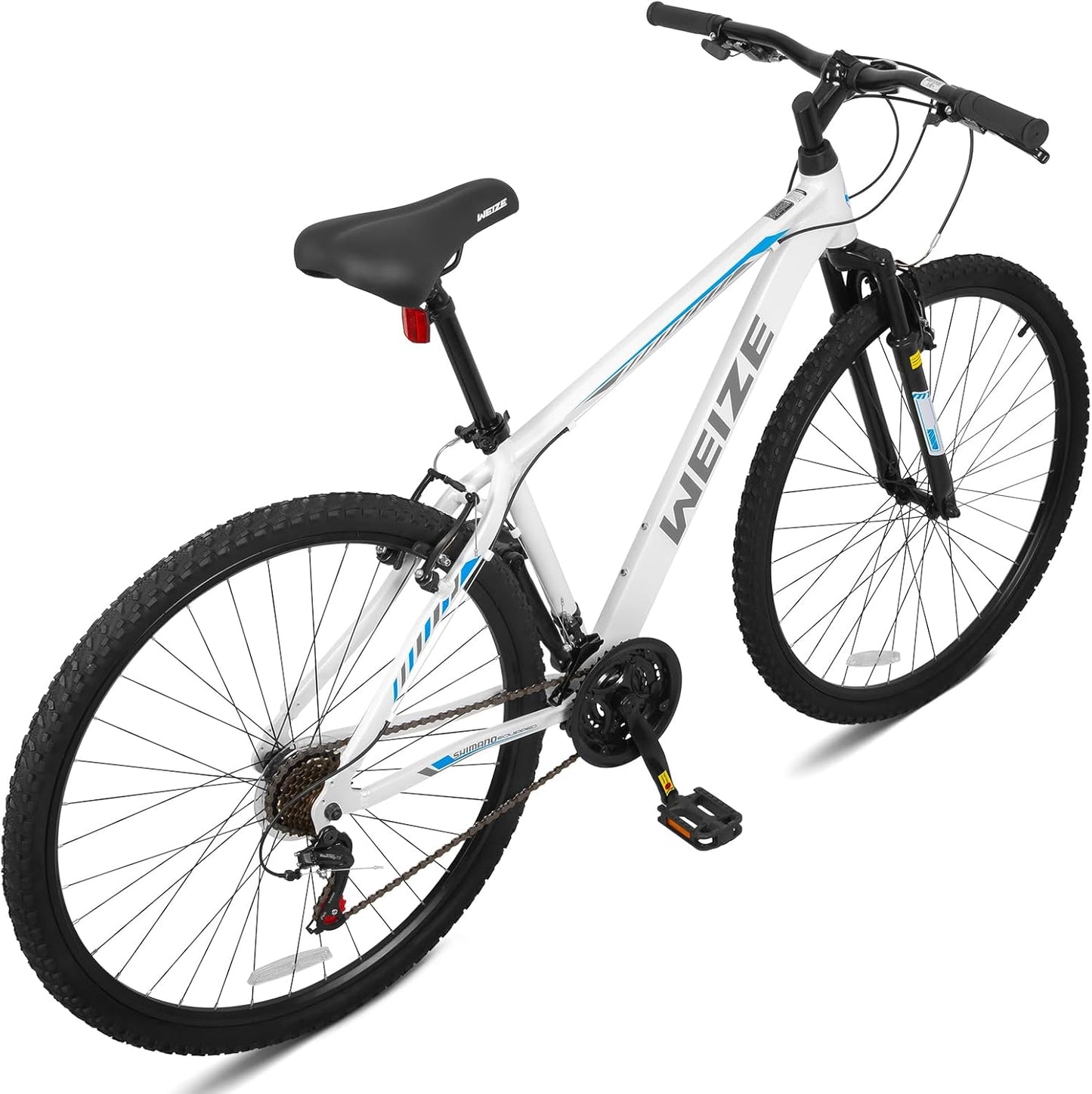 Hardtail Mountain Bike, 29 Inch Wheels Outdoor Cycling Bike, 21-Speed Trigger Shifter, Aluminum Frame for Men and Women, Comfort Saddle, MTB Bicycle with Suspension Fork