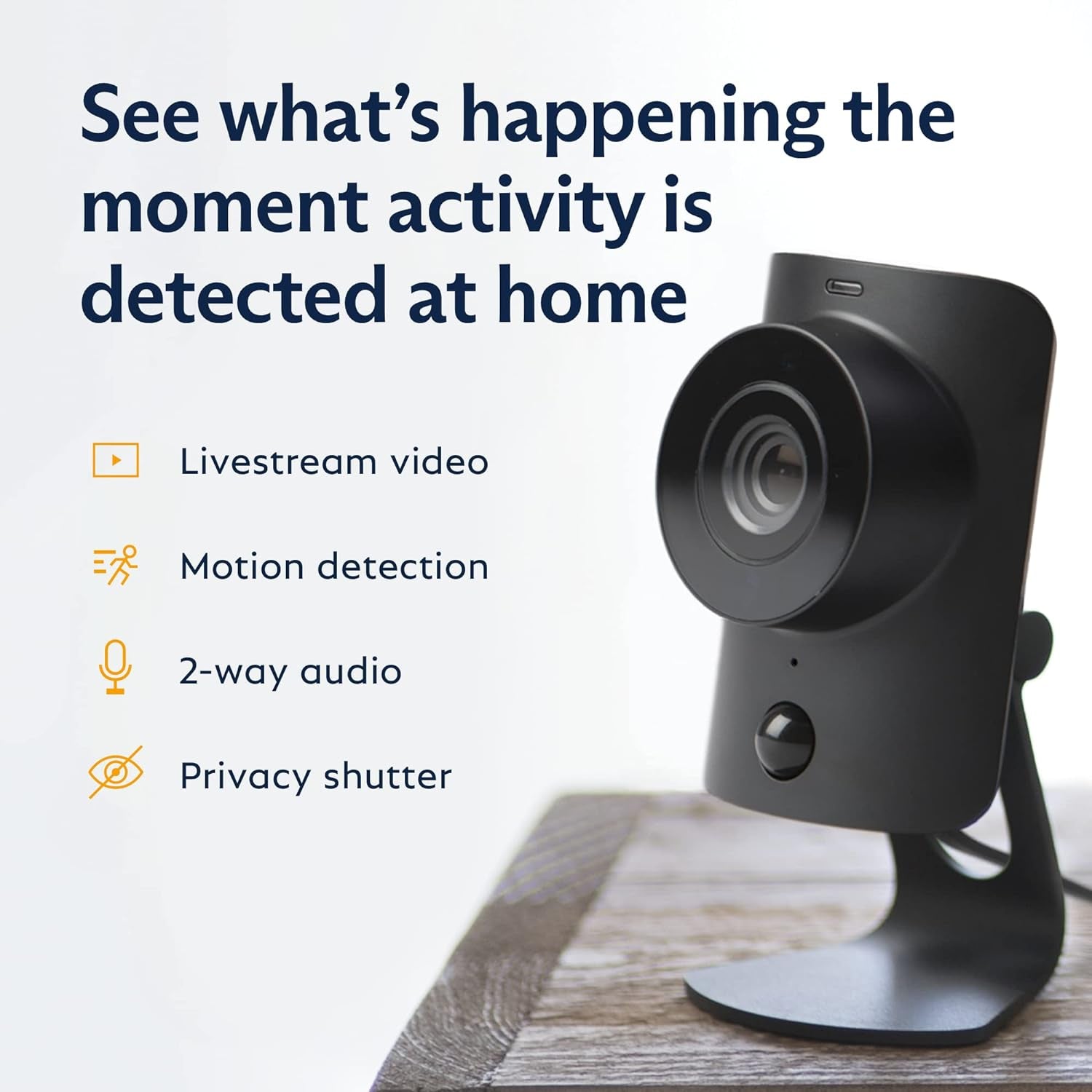 10 Piece Wireless Home Security System with Outdoor Camera - Optional 24/7 Professional Monitoring - No Contract - Compatible with Alexa and Google Assistant