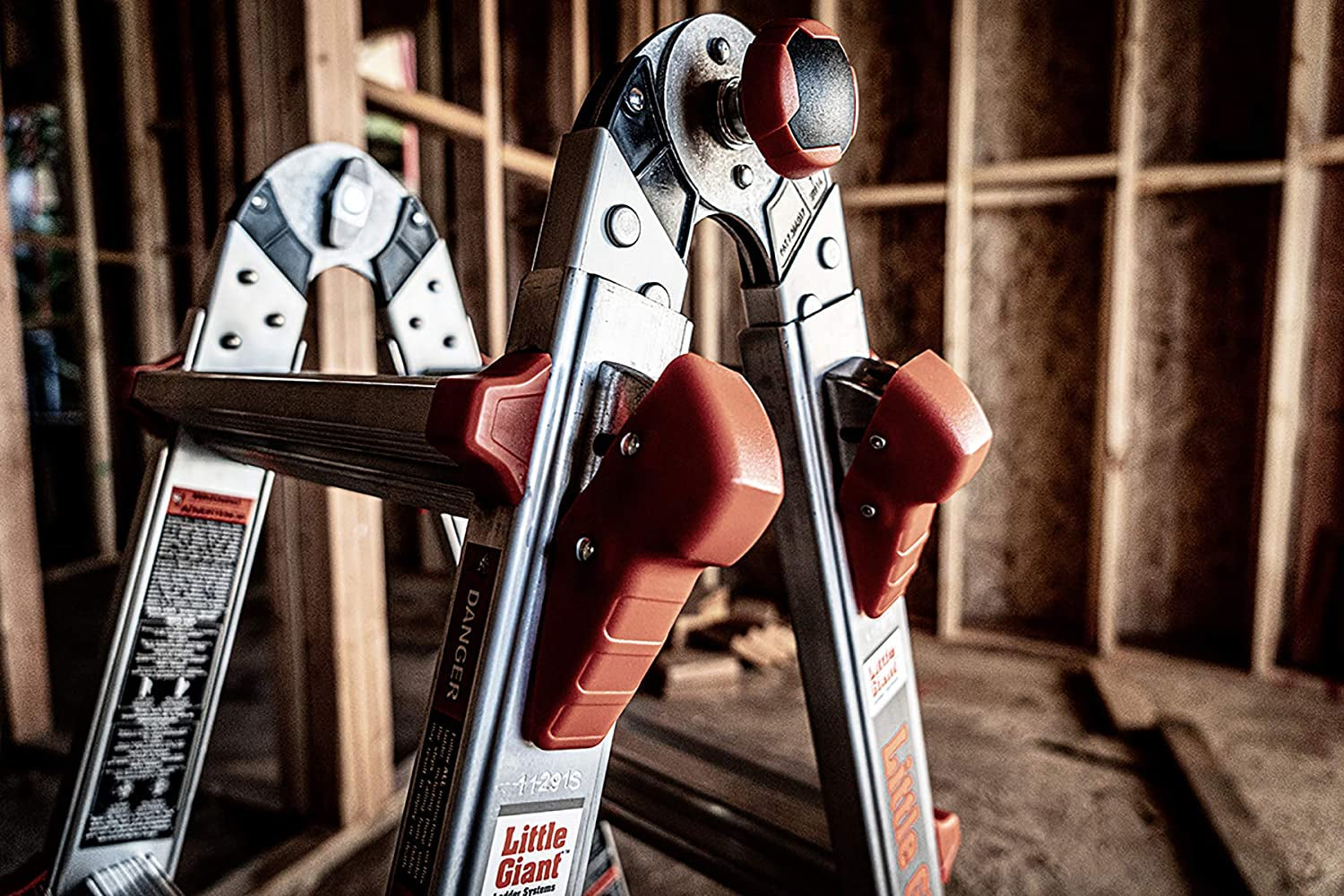 Ladder Systems, Velocity with Wheels, M22, 22 Ft, Multi-Position Ladder, Aluminum, Type 1A, 300 Lbs Weight Rating, (15422-001)