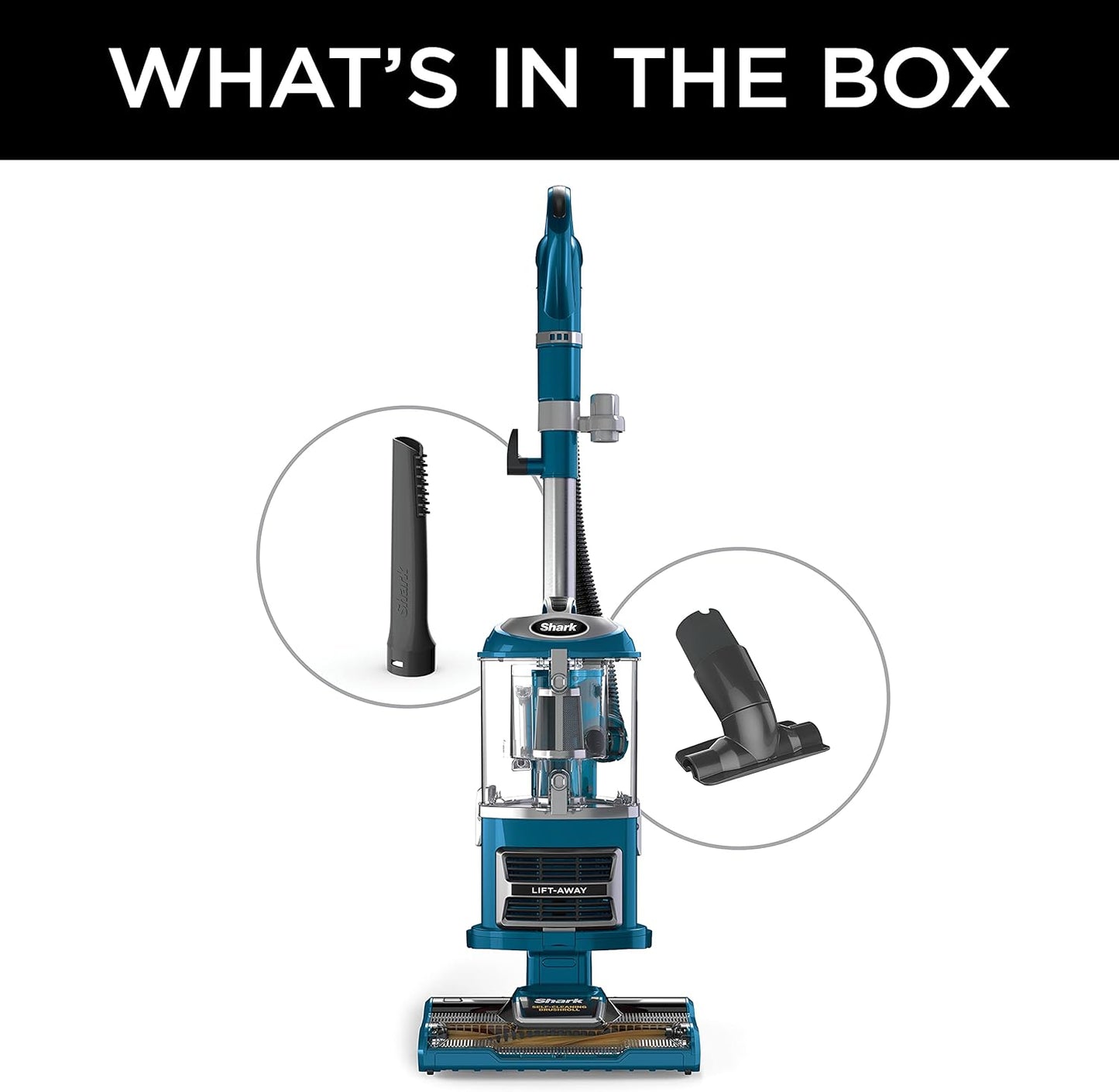 Upright Vacuum, Navigator Lift-Away with Self-Cleaning Brushroll, HEPA Filter, Swivel Steering, Upholstery Tool & Pet Crevice Tool, Perfect for Pets & Multi-Surface, Teal, ZU503AMZ