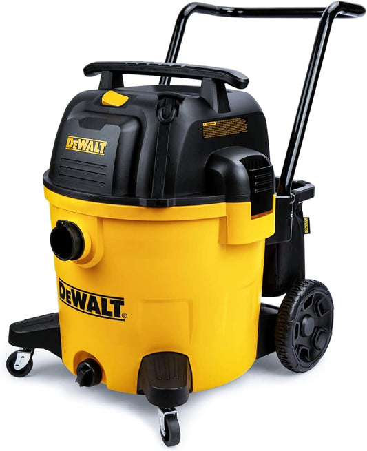 DXV14P Shop Vacuum Wet/Dry 14 Gallon, 6 HP Wet/Dry Vac with 110 CFM Powerful Scution, Yellow
