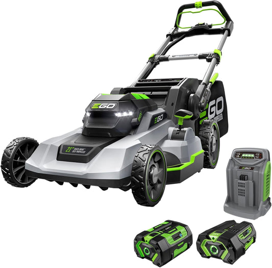 Electric Lawn Mower, Self-Propelled Cordless with Touch Drive, Includes 56V 6.0Ah Battery, 4.0Ah Battery and Rapid Charger - LM2123SP-2