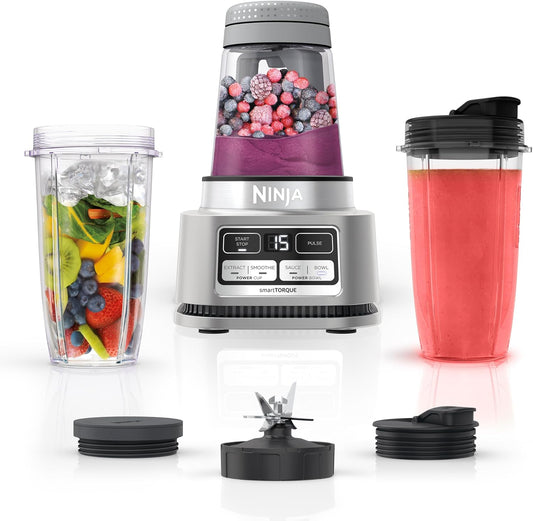 Blenders for Kitchen | Smoothie Blender, Mixer, Grinder - Premium Blending Performance for Sauces, Frozen Drinks, and More | 1200 Peak Watt Motor | SS101 Foodi Personal Smoothie Maker