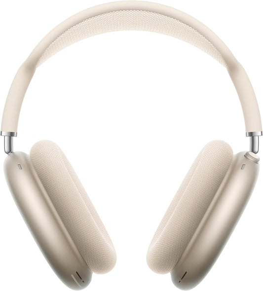 Airpods Max Wireless Over-Ear Headphones, Pro-Level Active Noise Cancellation, Transparency Mode, Personalized Spatial Audio, USB-C Charging, Bluetooth Headphones for Iphone - Starlight