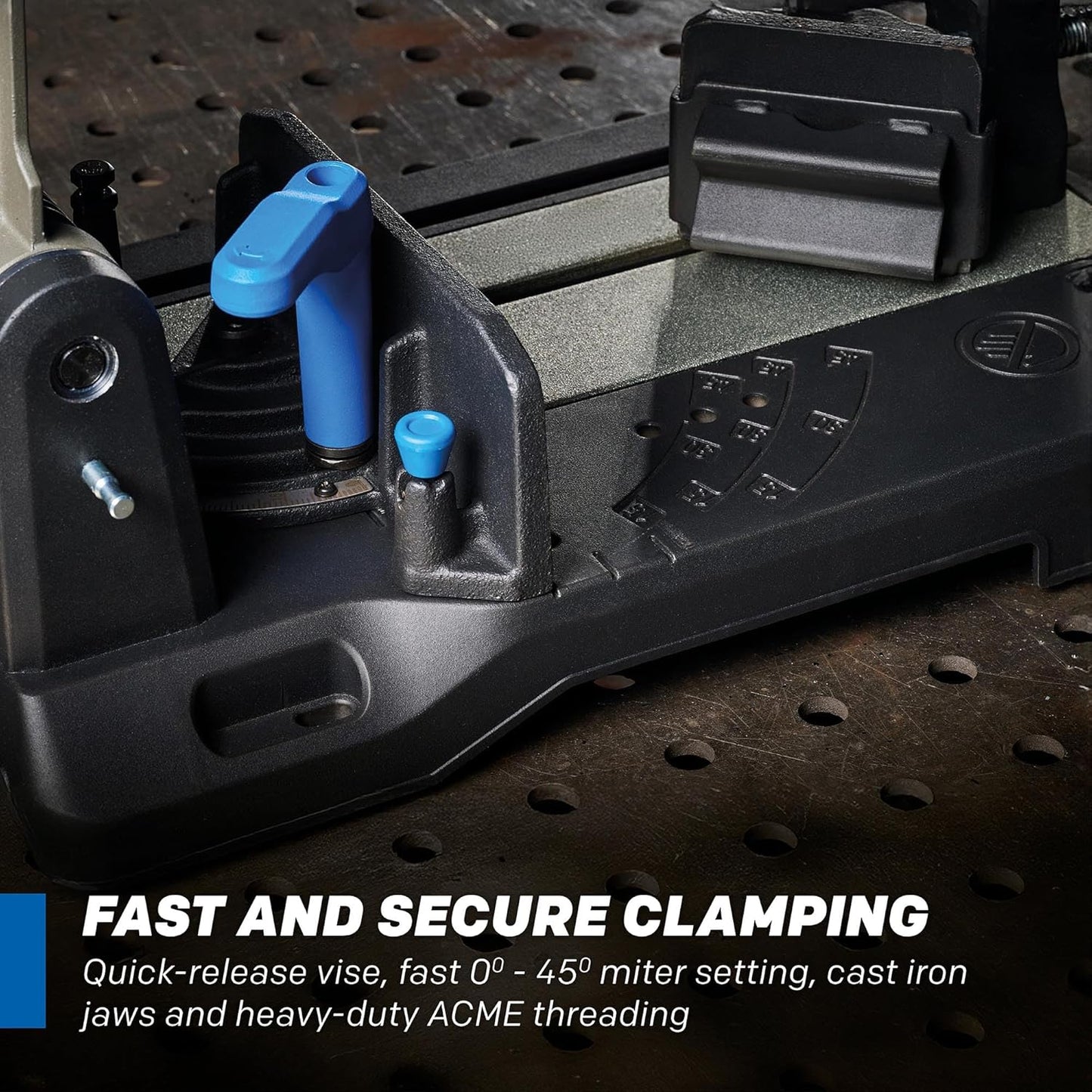 S15CPS 15" Heavy-Duty Metal Cutting Chop Saw | 3,500+ Cuts with EVOMAX14ST Blade | 15" Blade Compatible | Industrial Power Saw, Soft Start Motor, E-Brake, Precision Shadow Line Guide
