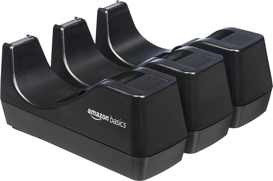 Weighted Office Desk Tape Dispenser - 3-Pack