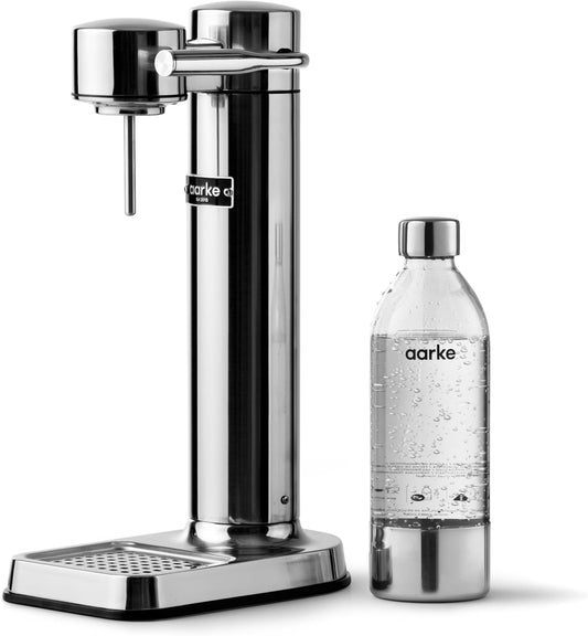 - Carbonator III Premium Carbonator-Sparkling & Seltzer Water Maker-Soda Maker with PET Bottle (Stainless Steel)