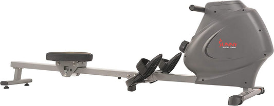 Magnetic Rowing Machine for Home Exercise, Quiet & Smooth Rower with Compact Storage and Optional Free Sunnyfit App Connectivity