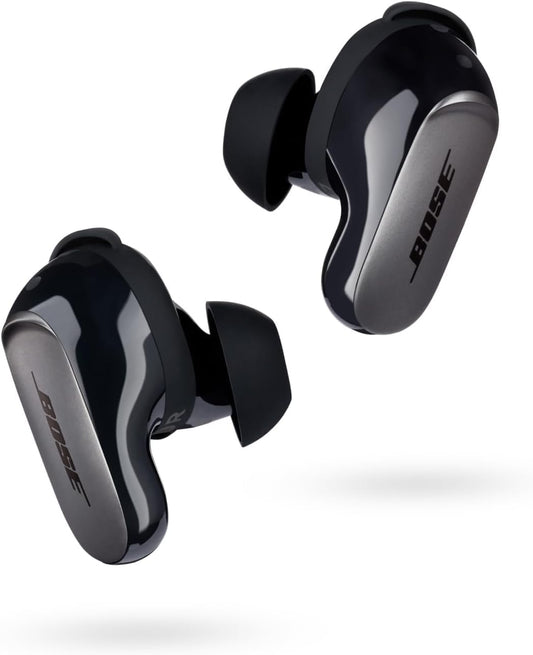 Quietcomfort Ultra Bluetooth Earbuds, Wireless Earbuds with Spatial Audio and World-Class Active Noise Cancellation, Deep Bass, up to 6 Hours of Playtime, Black