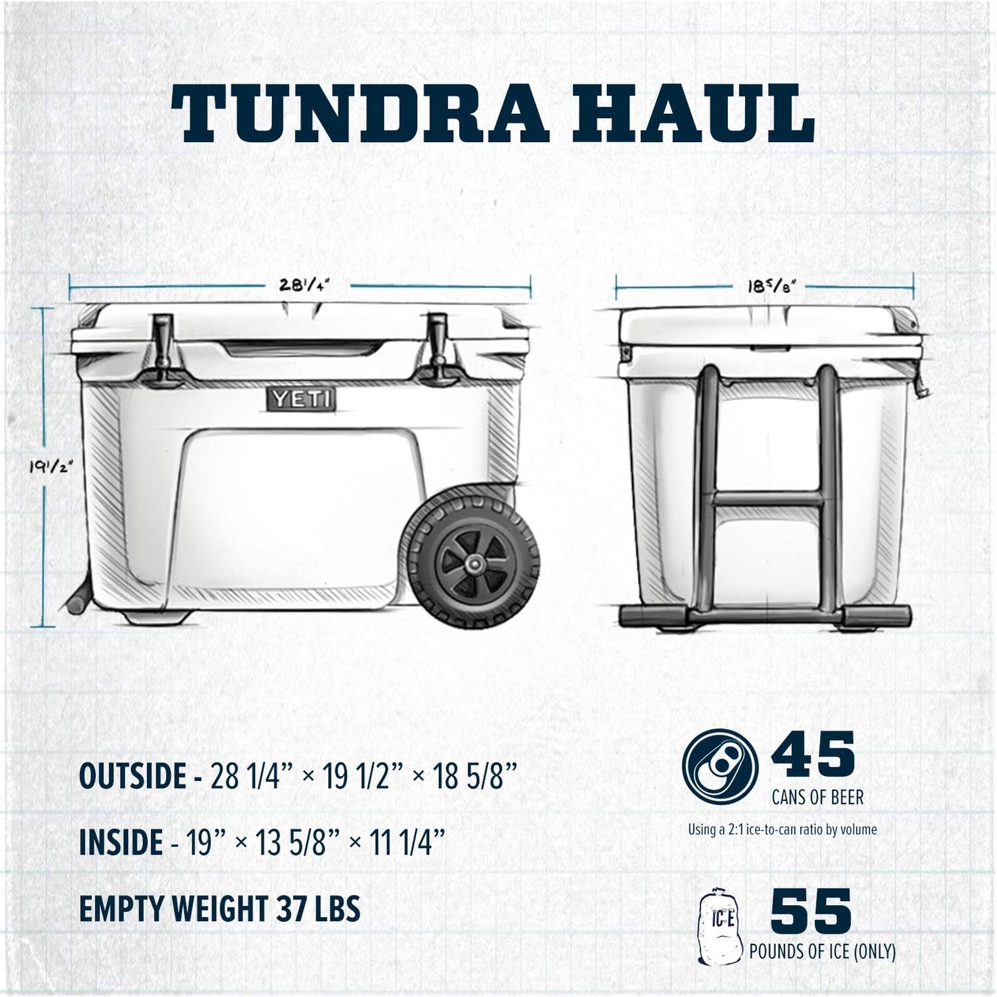 Tundra Haul Wheeled Hard Cooler
