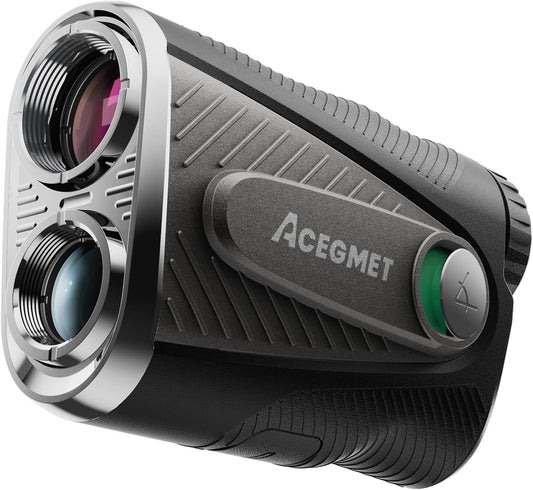 Golf Rangefinder with Slope - 1300 Yards Laser Range Finder with Coach Mode, Golf Scope Distance Finder 7X Magnification 0.1S Flag Pole Locking Vibration Magnetic USB-C Rechargeable