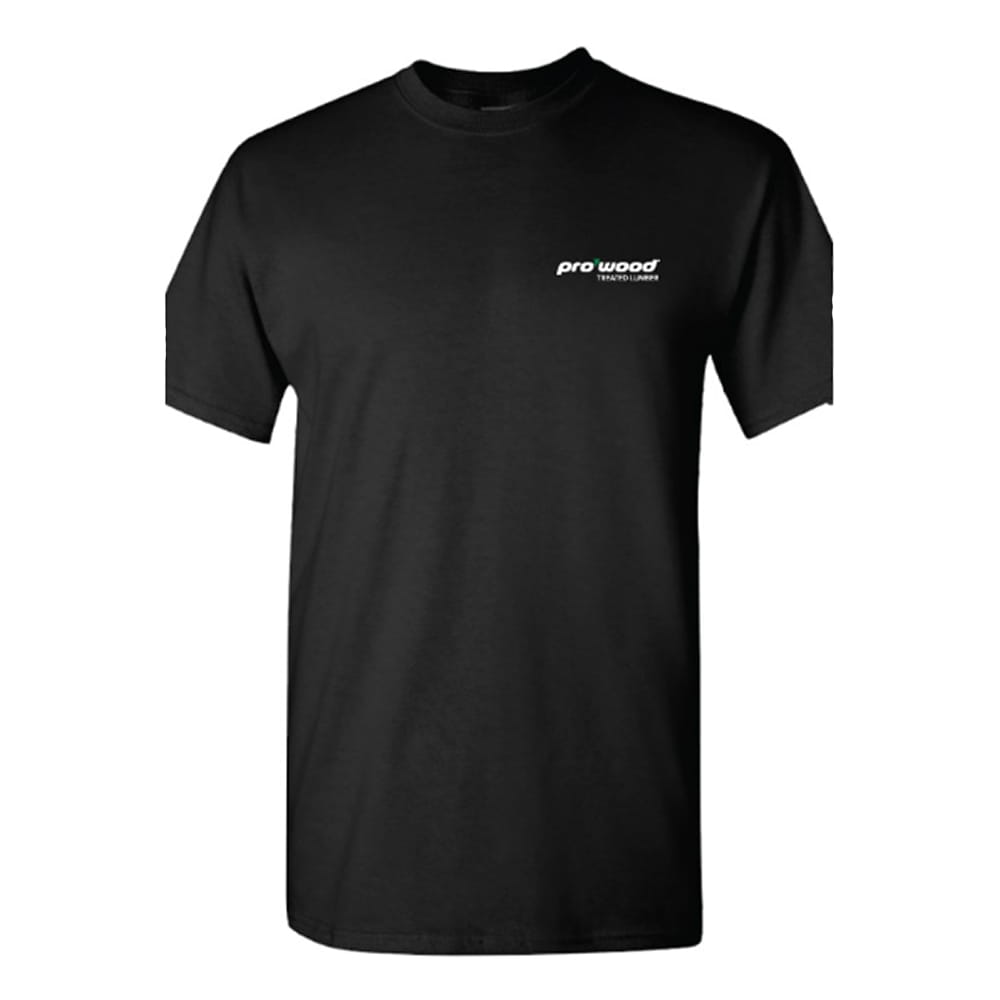 ProWood Men's Black Tag T-Shirt